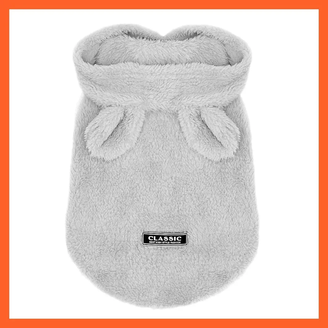 Warm Clothes For Cats And Small Dogs | Fleece Clothes For Pets