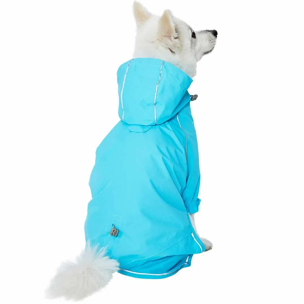 Waterproof Reflective Dog Raincoat with 2 Legs for Pets